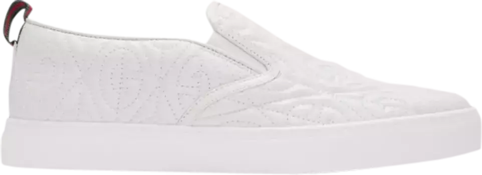 Кроссовки Gucci Slip-On Rhombus - White, белый