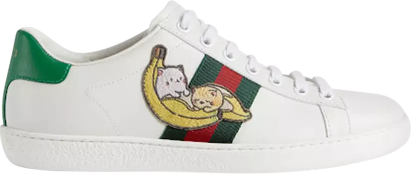 Кроссовки Gucci Wmns Ace Bananya, белый