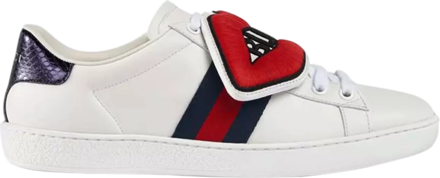 Кроссовки Gucci Wmns Ace Blind for Love, белый