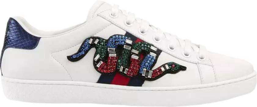Кроссовки Gucci Wmns Ace Kingsnake, белый