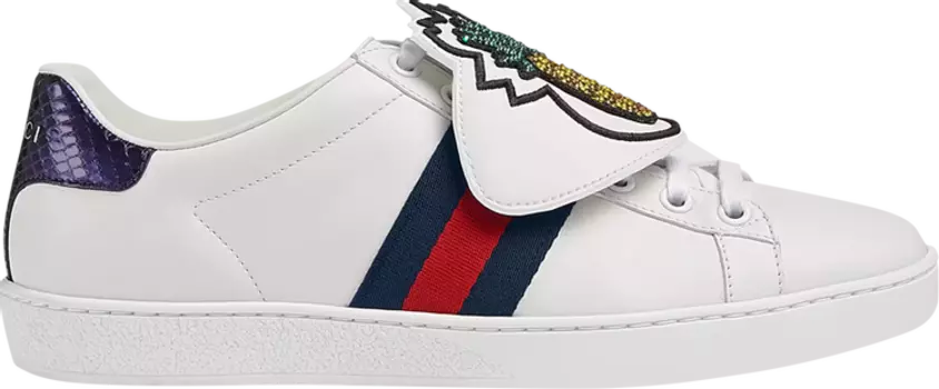 Кроссовки Gucci Wmns Ace Pineapple, белый