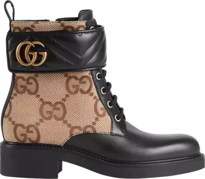 Кроссовки Gucci Wmns Ankle Boot Double G - Beige, бежевый