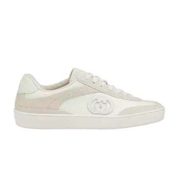 Кроссовки Gucci Wmns G74 'Interlocking G - White Suede', белый