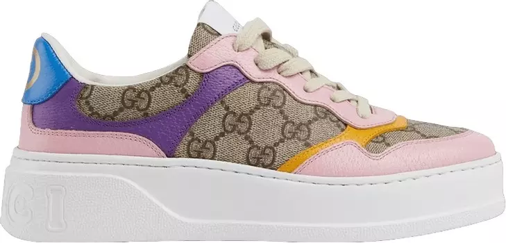 Кроссовки Gucci Wmns GG Beige Multi Monogram, бежевый (Размер 36 EU)