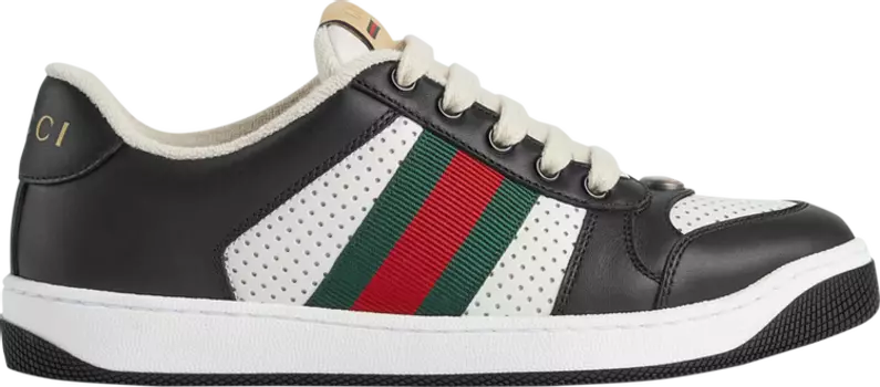 Кроссовки Gucci Wmns Screener Black White, черный
