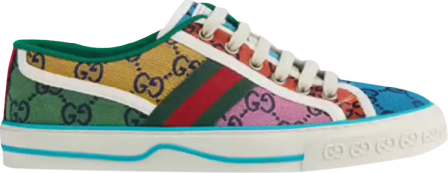 Кроссовки Gucci Wmns Tennis 1977 Multi Monogram, разноцветный