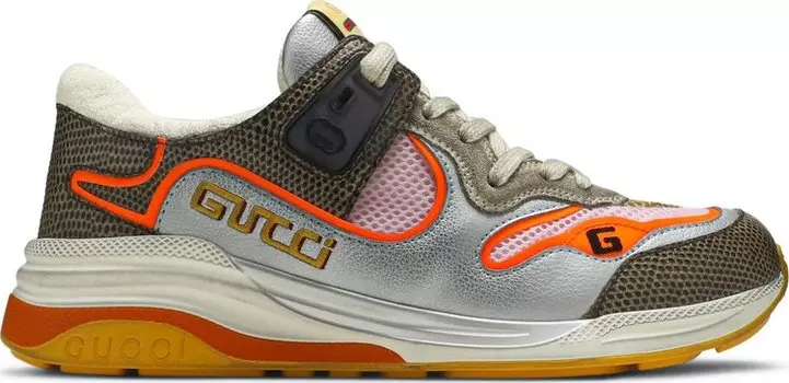 Кроссовки Gucci Wmns Ultrapace Grey Tejus Printed, серый