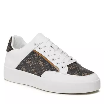 Кроссовки Guess Parma, коричневый белый