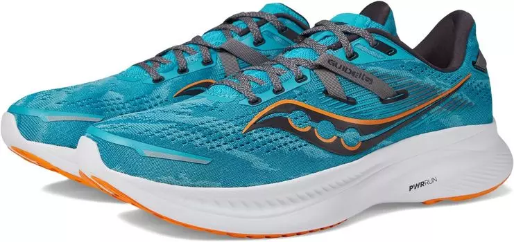 Кроссовки Guide 16 Saucony, цвет Agave/Marigold