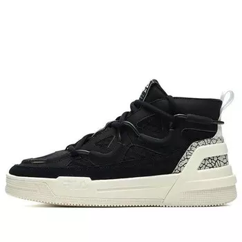Кроссовки high-top black/white Fila, черный