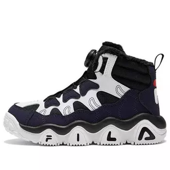 Кроссовки high top shoes 'black white' Fila, черный