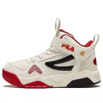 Кроссовки high-top skate shoes 'white black red' Fila, белый