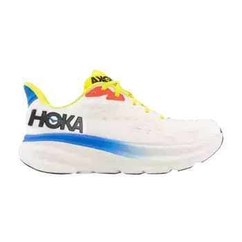 Кроссовки HOKA Clifton 9 Blanc De Blanc Virtual Blue, белый