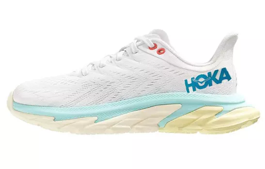 Кроссовки HOKA ONE ONE Clifton Edge Blanc De Blanc Blue Tint Women's