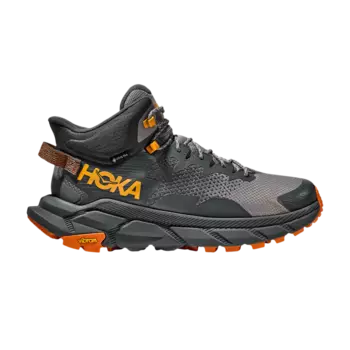Кроссовки HOKA Trail Code GORE-TEX 'Castlerock Persimmon Orange', серый