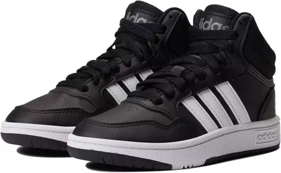 Кроссовки Hoops Mid 3.0 adidas, цвет Black/White/Grey