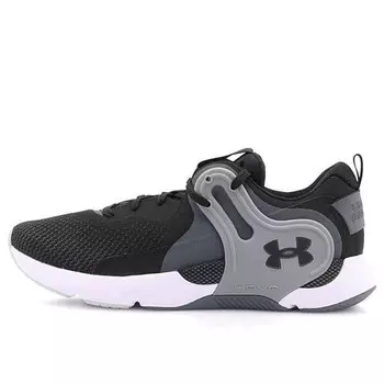 Кроссовки hovr apex 3 'black halo grey' Under Armour, серый