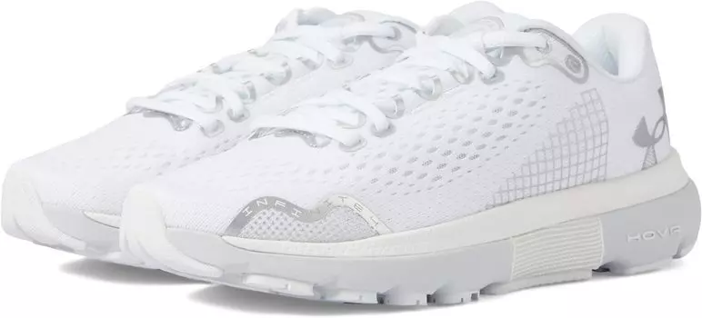 Кроссовки Hovr Infinite 4 Under Armour, цвет White/Halo Gray/Metallic Silver