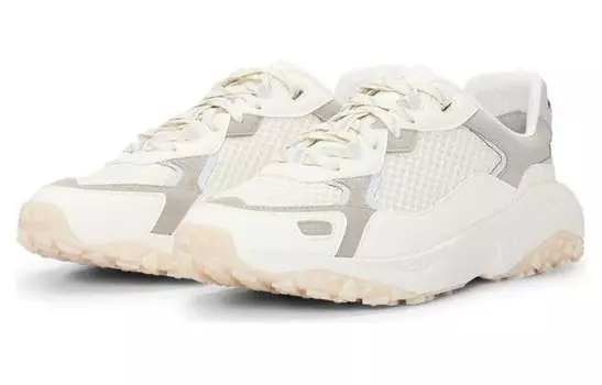 Кроссовки HUGO Mesh-panelled Chunky Sneakers, белый