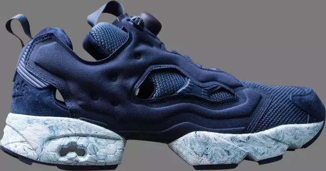 Кроссовки instapump fury achm 'collegiate navy' Reebok, синий