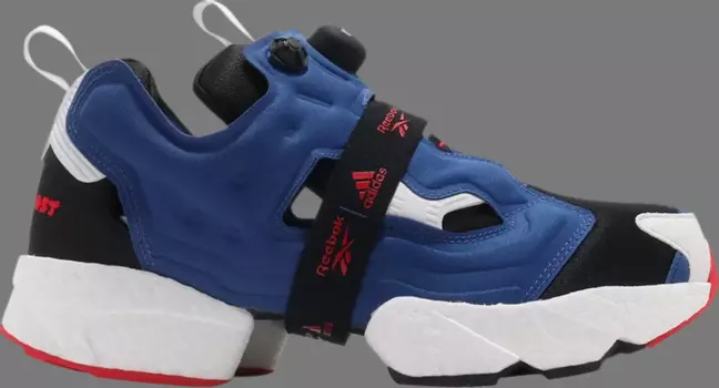 Кроссовки instapump fury boost 'blue black red' Reebok, синий