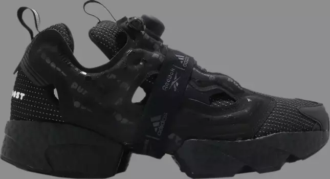 Кроссовки instapump fury boost 'triple black' Reebok, черный