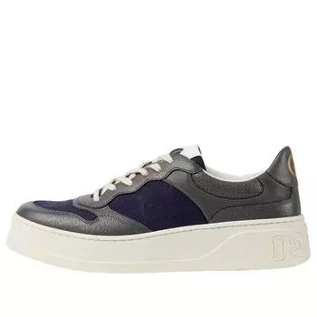 Кроссовки interlocking g lace-up sneakers 'grey blue' Gucci, серый