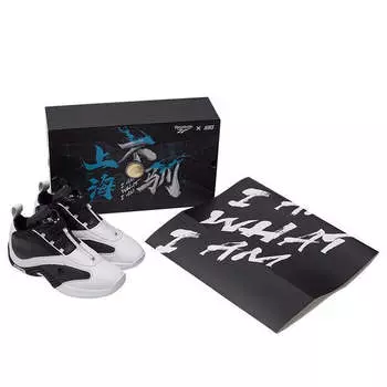 Кроссовки iverson answer 4 'black white' Reebok, черный