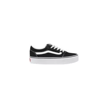 Кроссовки из черно-белой ткани Vans
