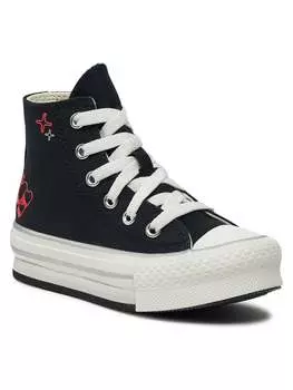 Кроссовки из ткани Converse, черный