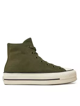 Кроссовки из ткани Converse, зеленый