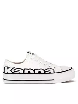 Кроссовки из ткани Kappa, белый