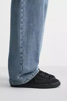 Кроссовки из трикотажной ткани ZARA, черный