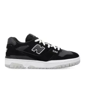 Кроссовки из замши и кожи New Balance, черный