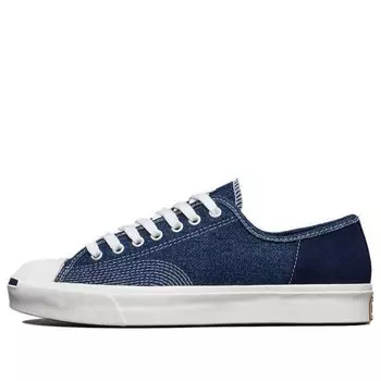 Кроссовки jack purcell low 'navy washed denim' Converse, синий