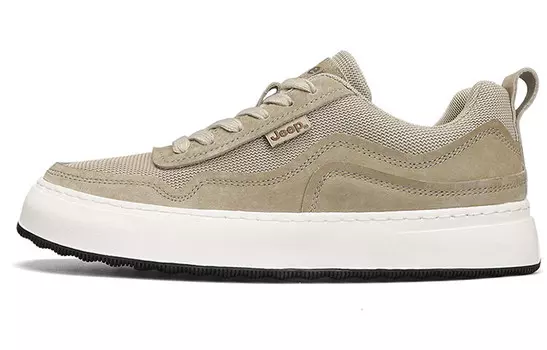 Кроссовки Jeep Skateboarding Shoes Men Low-top Sand, цвет Sand