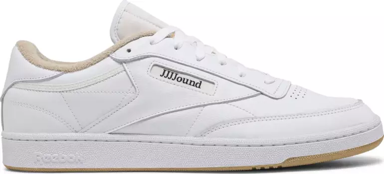 Кроссовки jjjjound x club c 85 'white gum' Reebok, белый