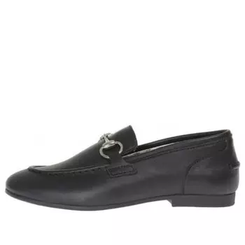 Кроссовки jordaan loafers 'black' Gucci, черный