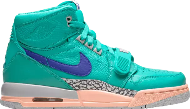 Кроссовки Jordan Legacy 312 GS Hyper Jade, бирюзовый