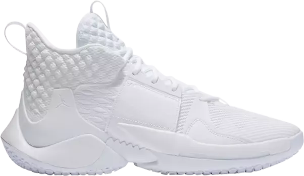 Кроссовки Jordan Why Not Zer0.2 Triple White, белый