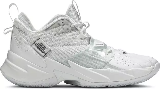 Кроссовки Jordan Why Not Zer0.3 PF Triple White, белый