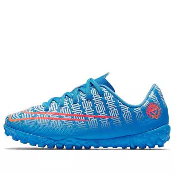 Кроссовки jr vapor 13 academy cr7 tf turf 'blue red' Nike, синий