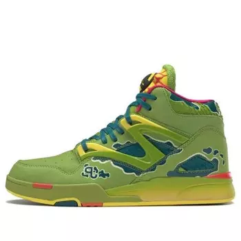 Кроссовки jurassic park x pump omni zone 2 'dilophosaurus' Reebok, зеленый