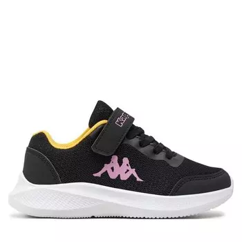 Кроссовки Kappa Logo Boldy Ev Kid 371K73W Black/Pink A0B, черный