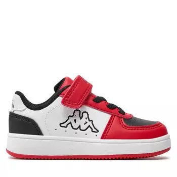 Кроссовки Kappa Logo Malone 5 Ev Inf 381Y12W White/Black/Red A00, белый