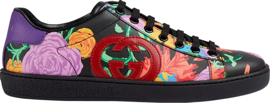 Кроссовки Ken Scott x Gucci Wmns Ace Floral, черный