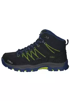 Кроссовки KIDS RIGEL MID WP UNISEX CMP, цвет grey blue