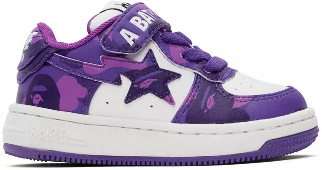 Кроссовки Kids Sta #1 BAPE, фиолетовый