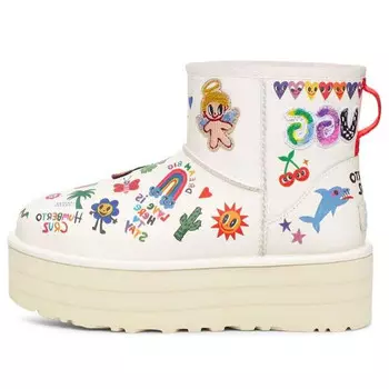 Кроссовки классические мини-ботинки Ugg, белый