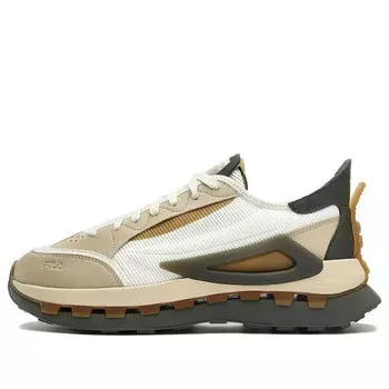 Кроссовки km athletic shoes 'white beige green' Fila, белый
